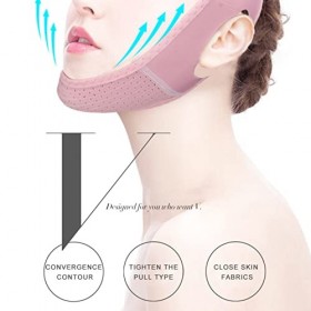 Ceinture amincissante de levage de visage, V ligne Ceinture de compression de cou de courroie de double Ceinture de perte de 