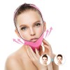 Ceinture de levage de visage Double réducteur de menton, lisse respirant V-Line Chin Cheek Lift Up Strap Anti-rides Facial Mi