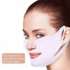 Masque lifting - masque buccal amincissant le menton, masque lifting en forme de V - pour le lifting du cou et du menton, ant