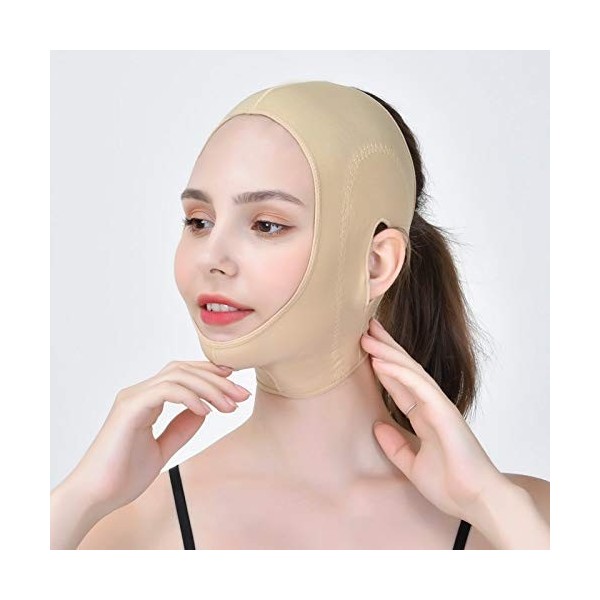 V Lifting Minceur Sangle Élastique Visage Bandage Ligne Femmes Menton Joue Soulever Ceinture Faciale Anti-Rides Sangle Soins 