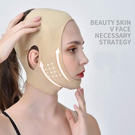 V Lifting Minceur Sangle Élastique Visage Bandage Ligne Femmes Menton Joue Soulever Ceinture Faciale Anti-Rides Sangle Soins 