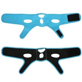 ANGGREK Réducteur à Double Menton - Bandage pour Le Visage Ceinture Ligne de Cou Lifting du Visage Slim V Contour Lifting Mas