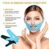 Visage Minceur Masque, V Visage Masque Slim Lift Serrer La Peau Bandage Double Menton Supprimer La Ceinture De Perte De Poids