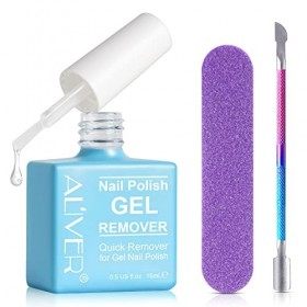 Dissolvant Vernis Semi Permanent - Dissolvant Pour Vernis à Ongles En Gel En 2-3 Minutes, Ne Blesse Pas Les Ongles, EnlèVe Ra