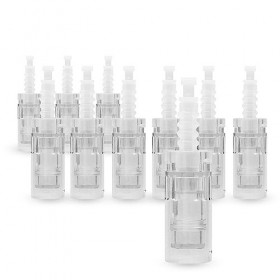 Lot de 10 cartouches daiguilles ROUND NANO pour dermapen M5 M7 N2 et E30 uniquement compatible avec Dr Pen .