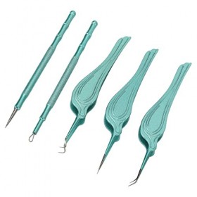 Outil Dextraction de Points Noirs Outil de Suppression de Points Noirs 5 Pièces Pointes Fines Outil de Suppression de Points