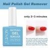 Dissolvant de vernis à ongles 2PCS - Enlevez le vernis à ongles en gel en 2-3 minutes - Dissolvant de vernis rapide et faci