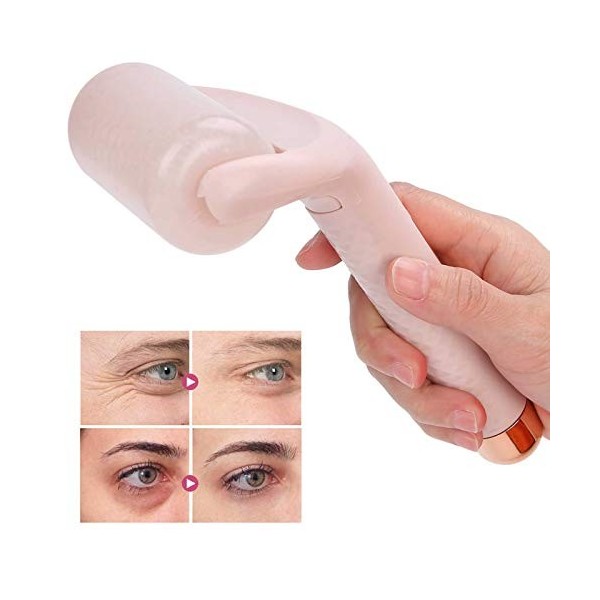 Rouleau de Visage, Outils de Soin de la Peau du Rouleau de beauté du Visage, Rouleau de Glace Froid Portable adapté pour le V