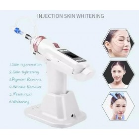 Derma Pen Stylo à micro-aiguilles électrique pour injection, lumière à eau, anti-âge blanchissant et rajeunissant pour le cor