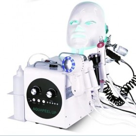 Appareil de beauté 8 en 1 multifonction sous vide pour le visage - Machine de microdermabrasion professionnelle - Marteau à f