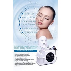 Appareil de beauté 8 en 1 multifonction sous vide pour le visage - Machine de microdermabrasion professionnelle - Marteau à f