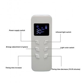 Couverture de Visage de Rajeunissement de la Peau, Couverture de Lumière de Soin du Visage LED, éclairage 4 Couleurs, Machine