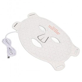 Couverture de Visage de beauté à LED, Masque de Thérapie par la Lumière LED de beauté en Silicone Souple, pour le Visage et l