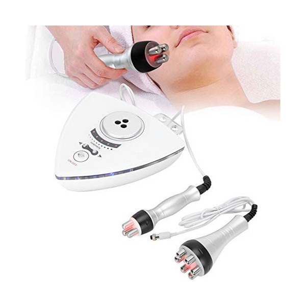 Machine faciale 2 en 1, instrument de beauté, masseur facial Sextupol Tripolar Face Body Care Instrument de rajeunissement de