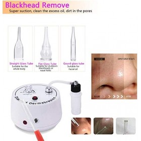 Beauty Appareil de microdermabrasion diamant 3 en 1 Extracteur Pulvérisateur Utilisation maison et institut