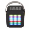 Machine de karaoké pour Enfants, Effets déclairage LED BT 5.3 Multi-Effets Sonores, Mini Machine de karaoké pour Téléphones 