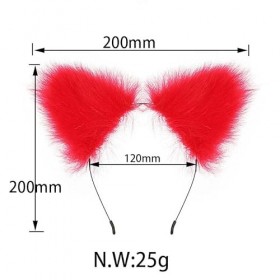 4 pièces chat cosplay set amour Choke Headband Foxtail animal costume déguisement carnaval Halloween cosplay thème Party girl
