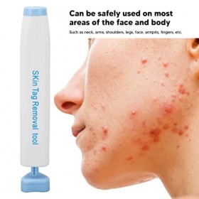 HEEPDD Derma Pen, Kit de Retrait Détiquettes de Peau 2 en 1 Opération Simple Outil de Suppression Détiquettes de Peau Porta