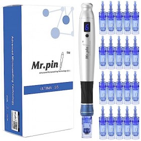 Derma Pen Mr.Pin S5 Lot de 20 cartouches de rechange sans fil pour soins de la peau et des cheveux Différentes tailles