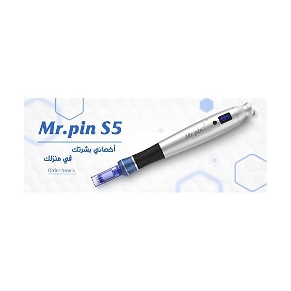 Derma Pen Mr.Pin S5 Lot de 20 cartouches de rechange sans fil pour soins de la peau et des cheveux Différentes tailles