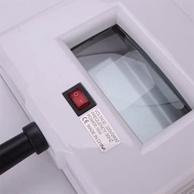 Loupe en bois, lampe UV, outil dexamen de la peau, testeur de grossissement UV pour les soins du visage pour la peau des ani