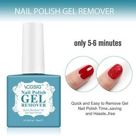 Nail Polish Remover, Dissolvant de Vernis en Gel, Dissolvant pour Ongles en Gel Facile à Enlever les Ongles en Gel, Dissolvan
