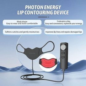 Appareils de luminothérapie pour repulper Les lèvres, Outil de Soin des lèvres à énergie photonique, 4 Modes pour Lisser Les 