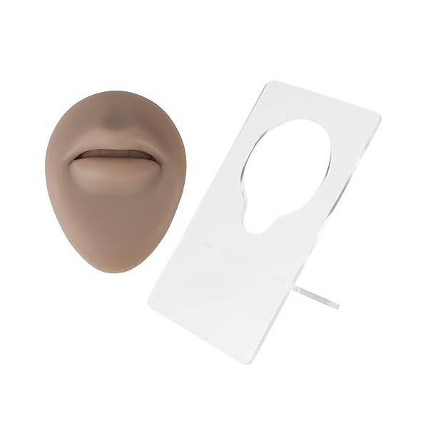 Modèle de Fausses Lèvres 3D, Modèle de Lèvres en Silicone Facile à Nettoyer pour lentraînement au Perçage Couleur de peau f