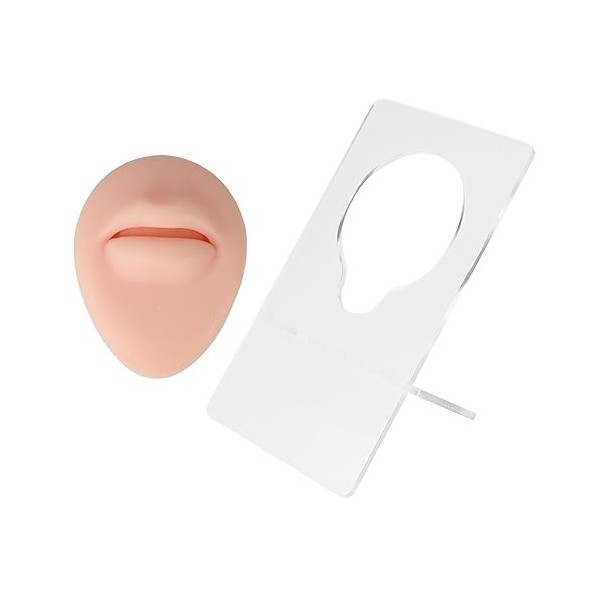 Modèle de Fausses Lèvres 3D, Modèle de Lèvres en Silicone Facile à Nettoyer pour lentraînement au Perçage Couleur de peau f