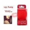 ZIRYXQ Femmes Sexy Pleine Lèvres Plumper Enhancer Lèvres Silicone Forme Outils Naturel Poisson Bouche Pout Épaissir Labium Ou