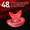 GYLRD Rechargeable Mini Lip Plumper Enhancer Red Light Therapy for Fuller Lips Silicone Lip Plumper Device Lip Care Tools for