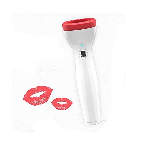 Lip Plumper,Dispositif De Beauté Des Lèvres Rehausseur De Lèvres Rebondissant Électrique En Silicone Avec 3 Différentes Aspir