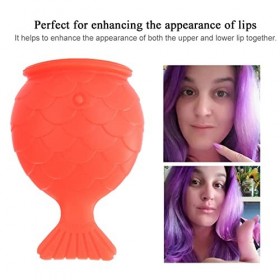 Femmes Portable Poisson en Forme de Lèvre Plus Dodue Rehausseur Dispositif Damélioration des Lèvres Beauté Portable Outil Si