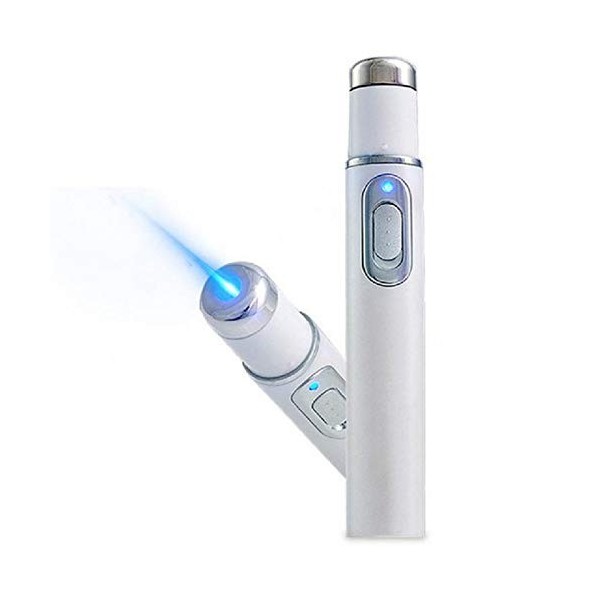 Lumière Thérapie Acné Laser Stylo, Portable Anti-varices Veines Suppression Bâton Acné Traitement, Lumière bleue Acné Traitem