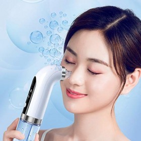 Tire-comédons aspirant électrique - Nettoyeur de pores à petites bulles sous vide - Extracteur de points noirs - Rechargeable