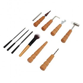 Kit dOutils dinstallation de Guitare, Outils de Réparation de Guitare Portables, Nettoyage de Cadeau pour Guitariste dinst