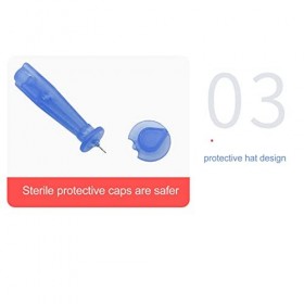 50pcs Blackhead Blemish Remover Outil Jetable Super Pointu Acne Pin pour Salon de beauté