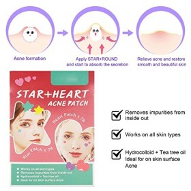 Patchs pour Boutons, 156pcs Patchs de Cicatrisation pour Boutons Hydrocolloïdes Patch pour Boutons Autocollants de Traitement