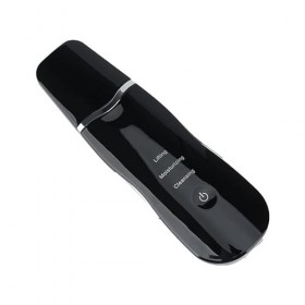Spatule nettoyante pour le visage avec 3 modes de soins de la peau version écran tactile Noir 
