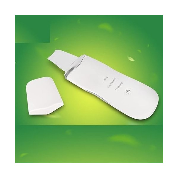 Spatule nettoyante pour le visage avec 3 modes de soins de la peau version écran tactile blanc 