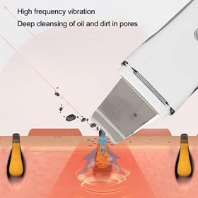 Épurateur de Peau du Visage, Nettoyage en Profondeur de la Spatule du Visage à Haute Fréquence pour le Nettoyage en Profondeu