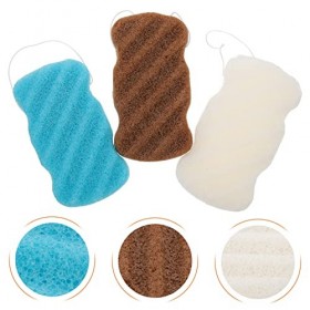 COHEALI 3Piècesépongespourlevisageépongesexfoliantesépurateurspourlevisageépongedémaquillantepourunnettoyageenprofondeurduvis