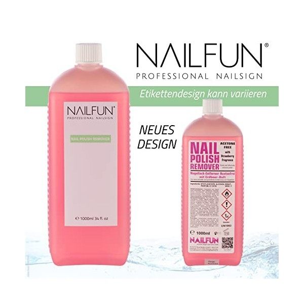 NAILFUN Dissolvant pour vernis à ongles 1000ml