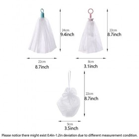 Nettoyage Du Visage Nettoyant Net Ensemble 3 Pcs Sac En Mailles Moussing Net Net Nettoying Sac De Savon pour Lavage pour Le V