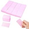 TingDongWei 900 Pcs Lingettes à Ongles Non Pelucheux, Lingettes Nettoyantes Non Pelucheuses, Colle à Ongles DéMaquillant Feui