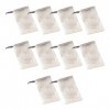 Nettoyant pour Le Visage Moussant De Sac En Maille 10 Pc