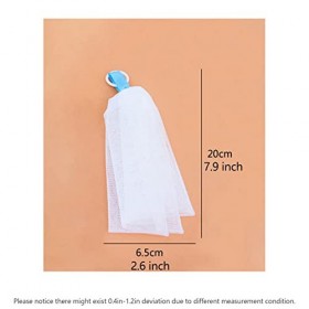 Nettoyage Nettoyant pour Visage Ensemble De Filet 3pcs Mesh Sac Sac À Savon Maker Maker Bubble Savon Fet Moussant avec Anneau