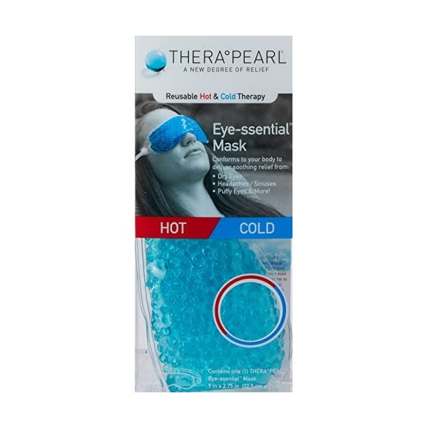 Therapearl, Masque pour les yeux chaud et froid, soulagement des yeux secs, maux de tête, gueule de bois, migraines et yeux g