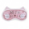 Legami - Chill Out, Masque Gel pour Œillets 19,5 x 11 H MAX cm, en PVC et Polyester, Thema Kitty, Masque réutilisable, Élas