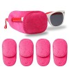 HIFOT cache oeil enfant 4 pièces, cache oeil medical Pour amblyopie orthoptiste adultes et enfants, couvre Lunettes Eye Patch